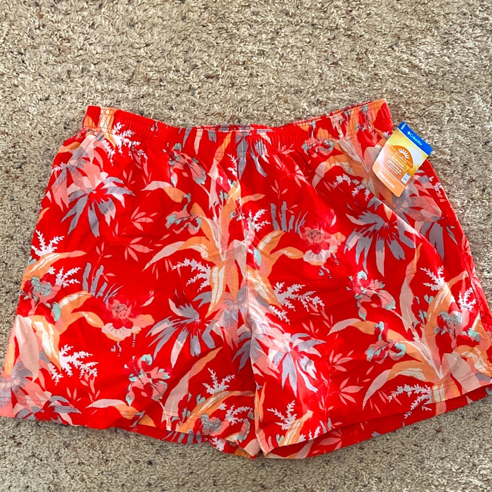 NWT Columbia Women’s Sandy River II Short  plus 1X 6” inseam regular fit coral